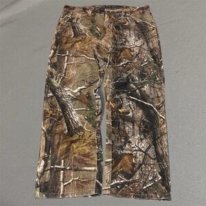 Wrangler Men's Pro Gear Realtree Camo Pants Jeans 38x30 Relaxed Fit Straight Leg